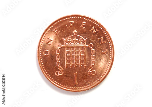 Penny isolated