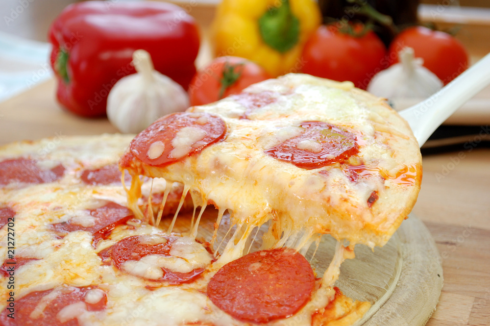Fotografie Pizza pull