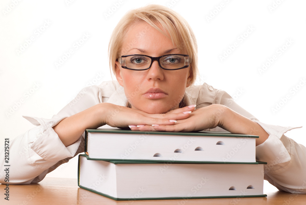 beautiful woman with a books beautiful woman with a books