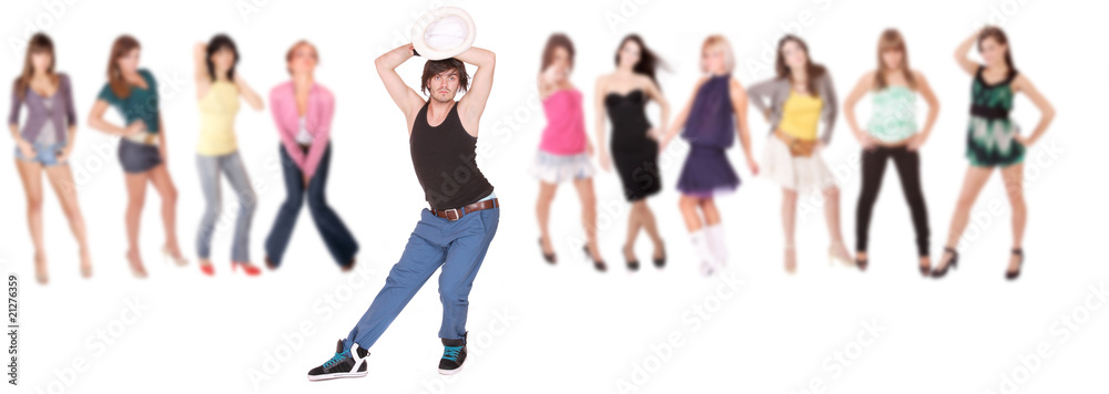 group of casual happy people group of casual happy people
