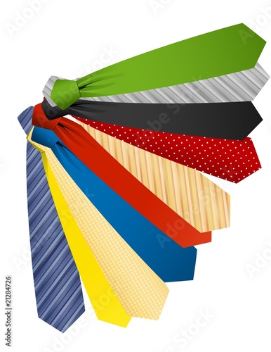 Colored ties