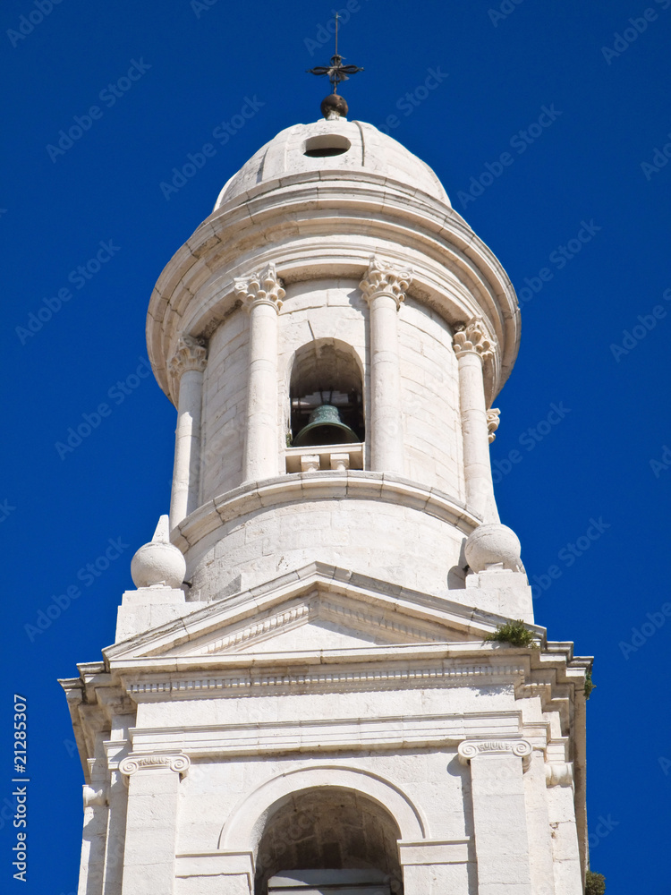 Belltower of St. Teresa Sanctuary. Trani. Apulia.