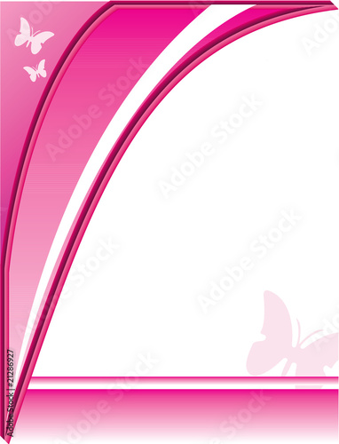 Lettera con farfalle
