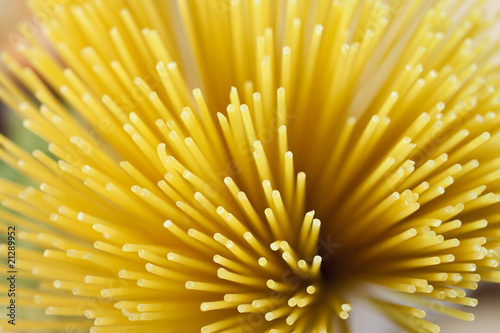 Abstract Shot of Dried Spaghetti Pasta