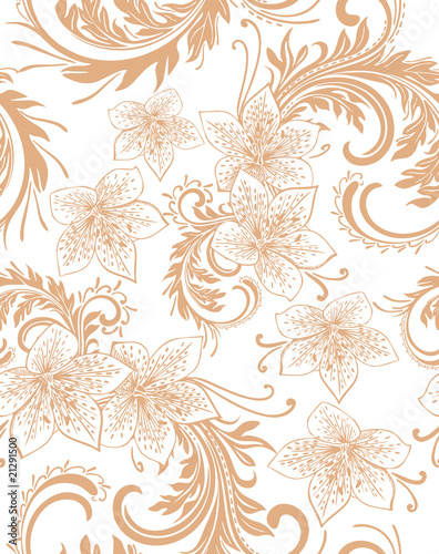 Seamless floral background