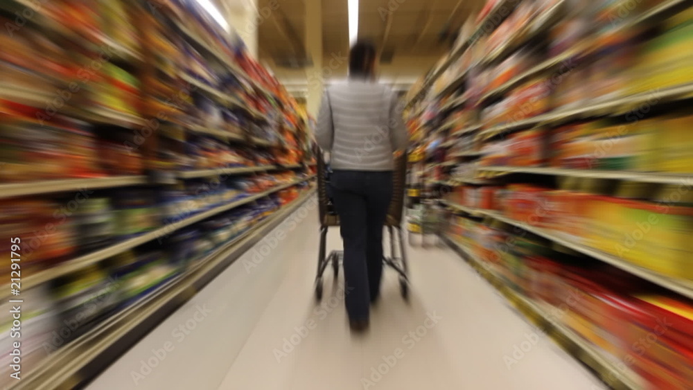 Woman Shopping Time Lapse