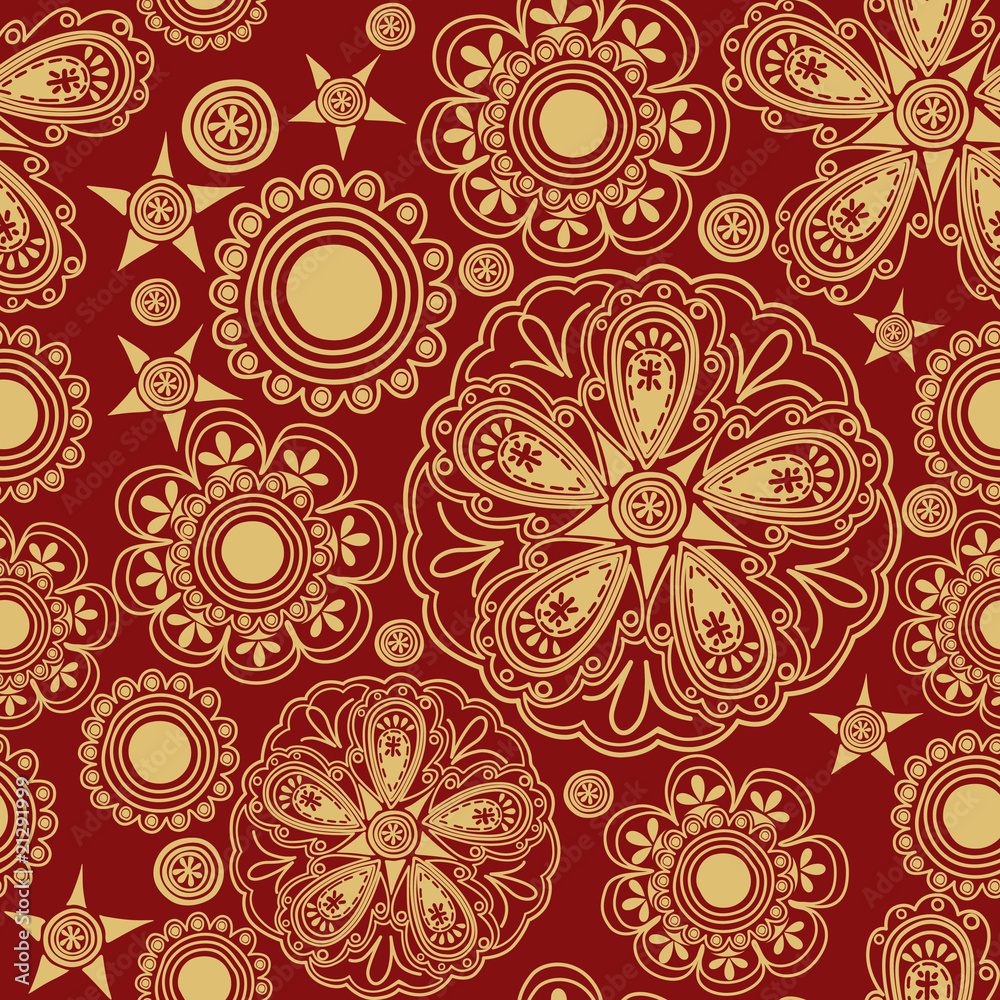 Seamless floral background Seamless floral background