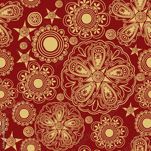 Seamless floral background