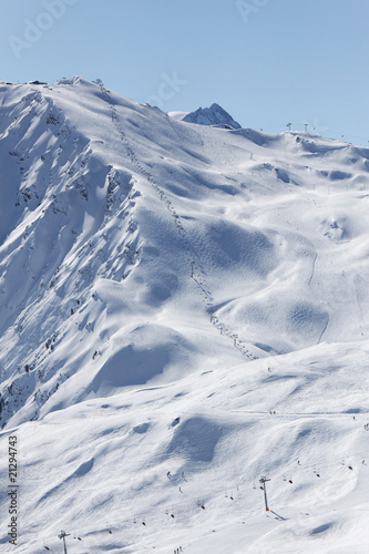 Piste de ski © Sébastien Delaunay