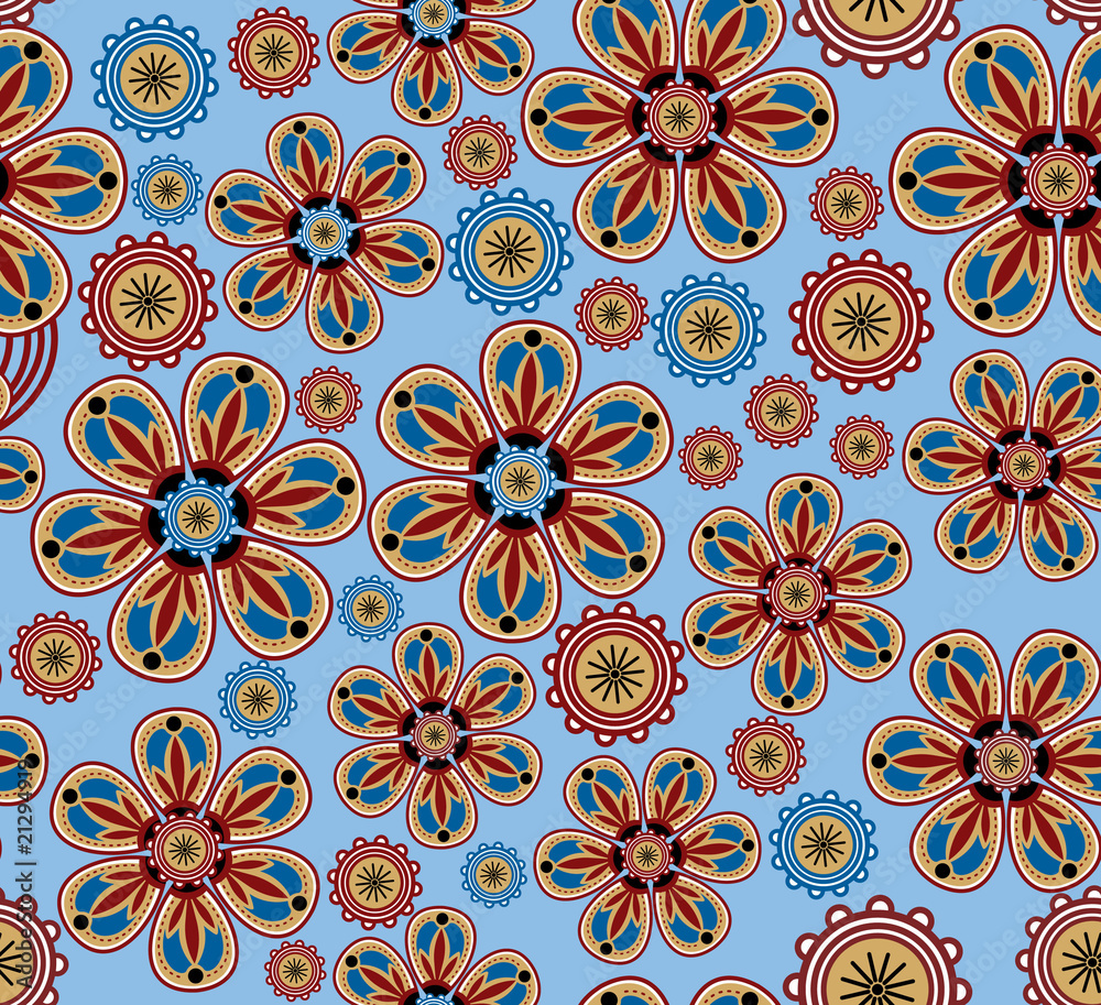 Seamless floral background