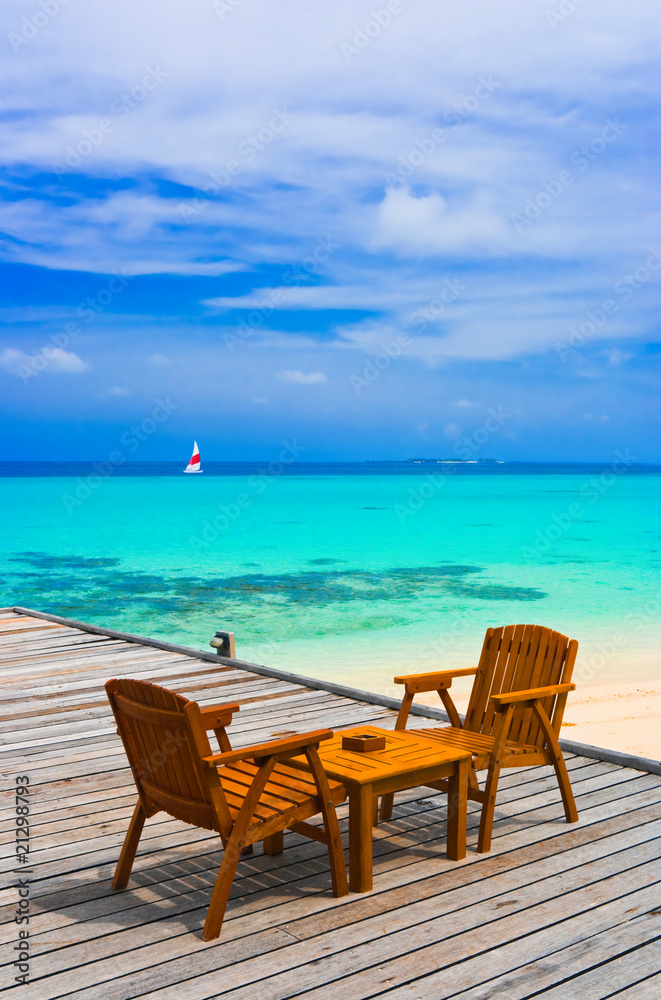 Cafe on the beach