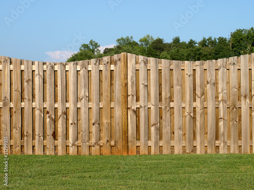 Fotografiet Property Fence