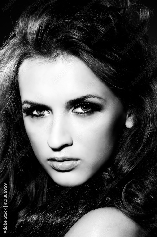 Fototapeta premium Close up young sexy woman