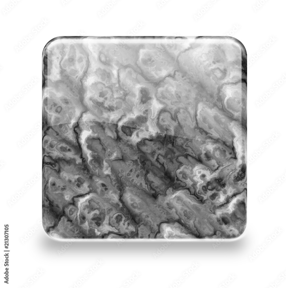 Button Marmor schwarz