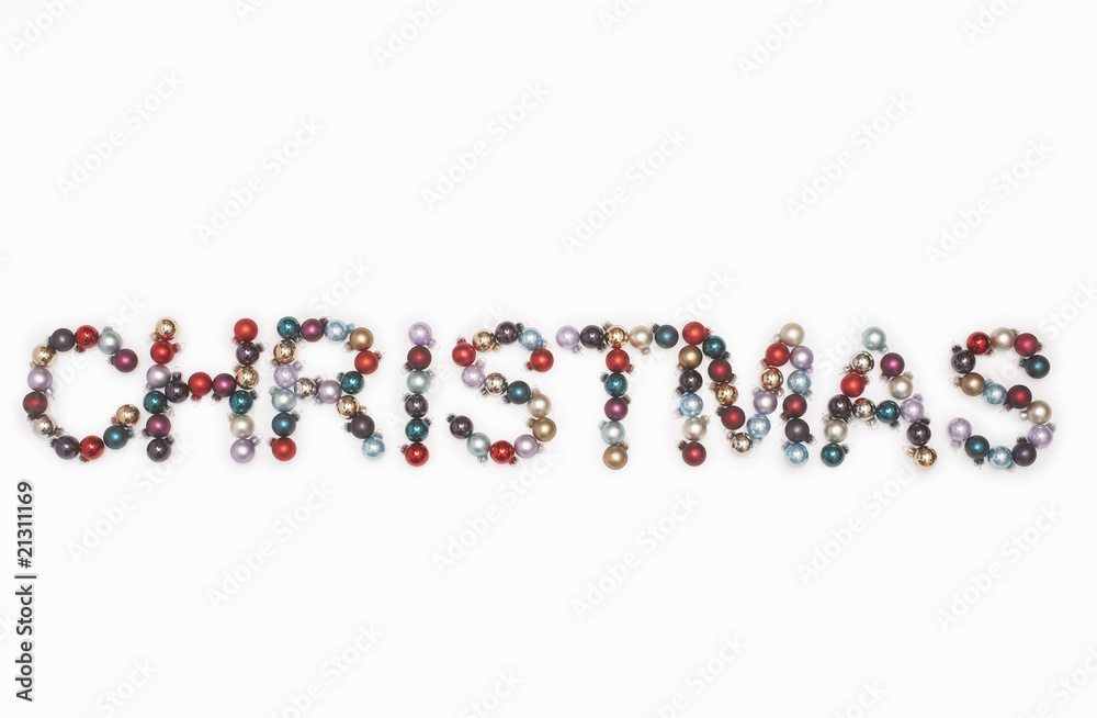 christmas made from baubles christmas made from baubles