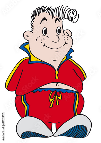 deportista gordo