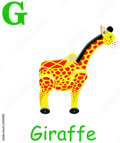 Vector Toy Giraffe