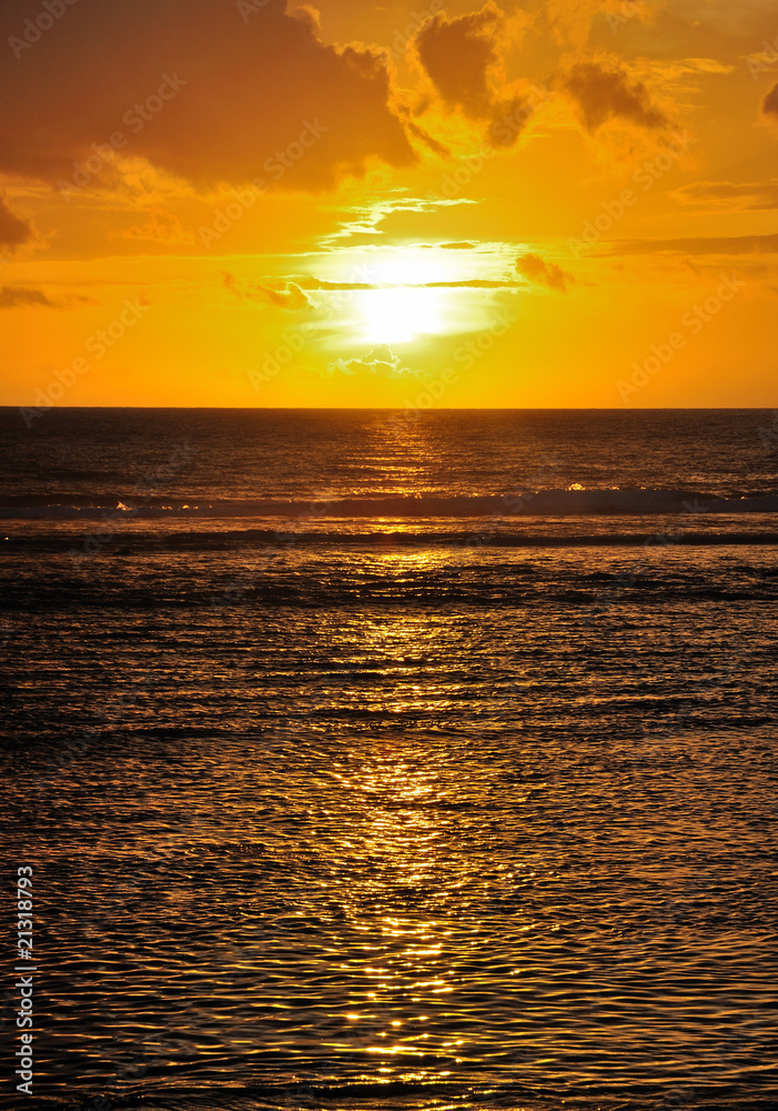 Fototapeta premium couché de soleil