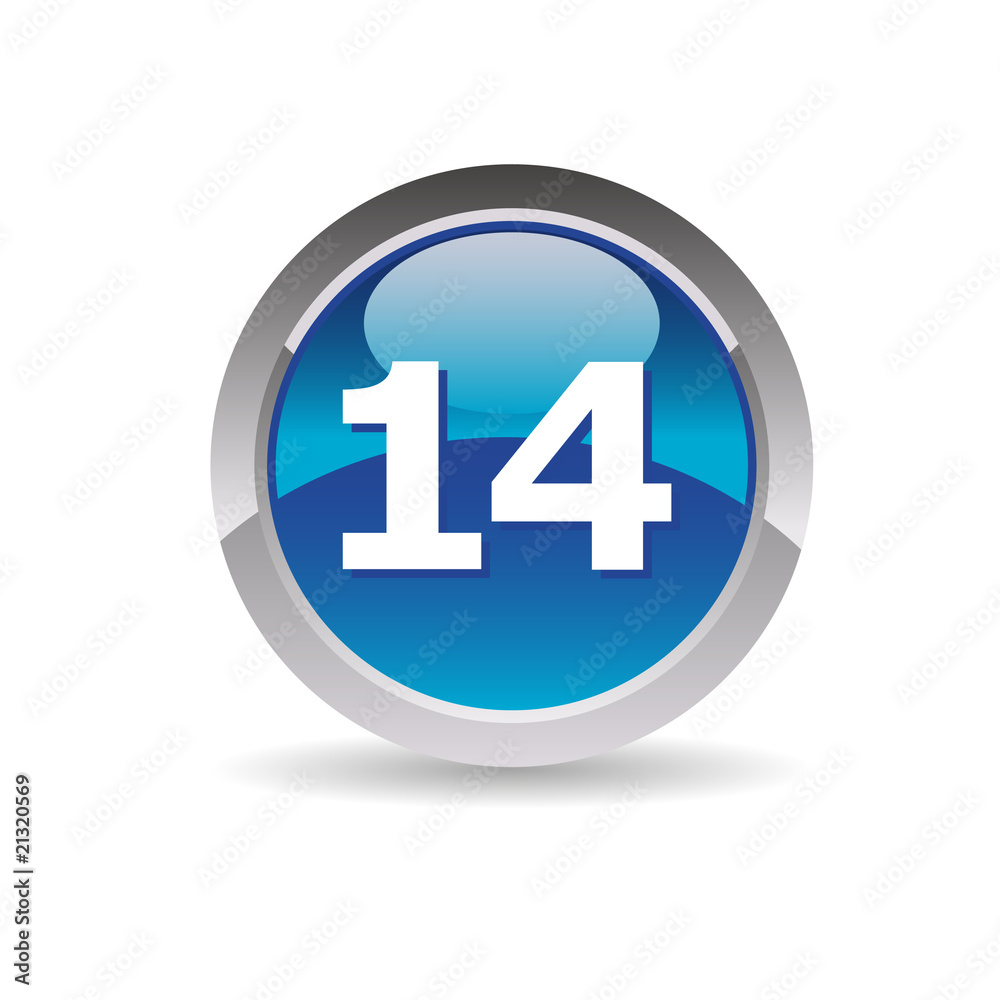 Picto quatorze - Icon fourteen 14 Picto quatorze - Icon fourteen 14