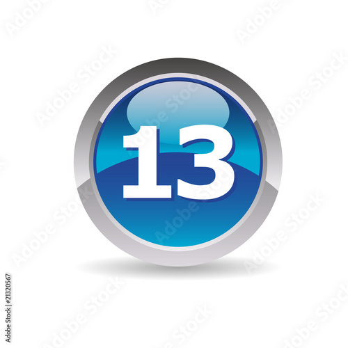 Picto treize - Icon thirteen 13