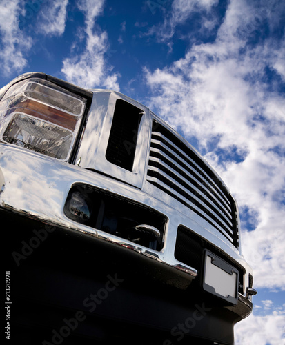 Shiny Truck Bumper