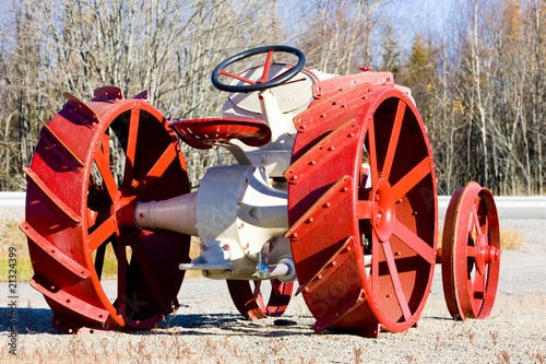 tractor near Jonesboro, Maine, USA photo