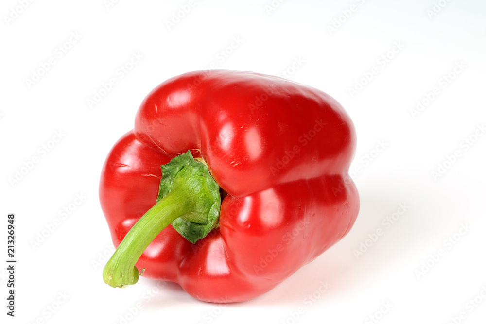 closeup with red pepper