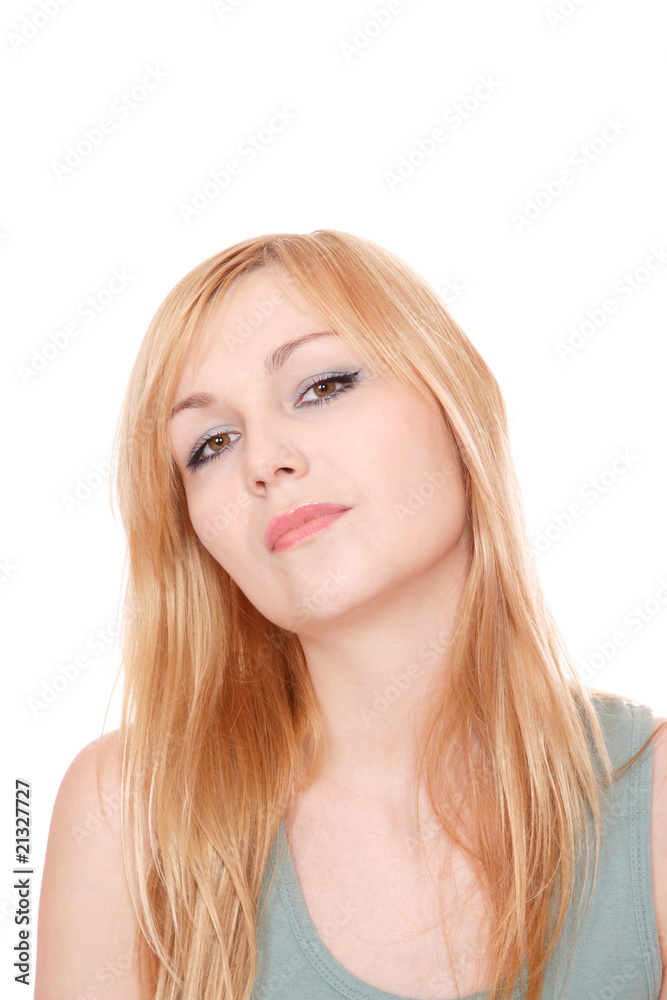 Portrait of a fresh and lovely woman Portrait of a fresh and lovely woman