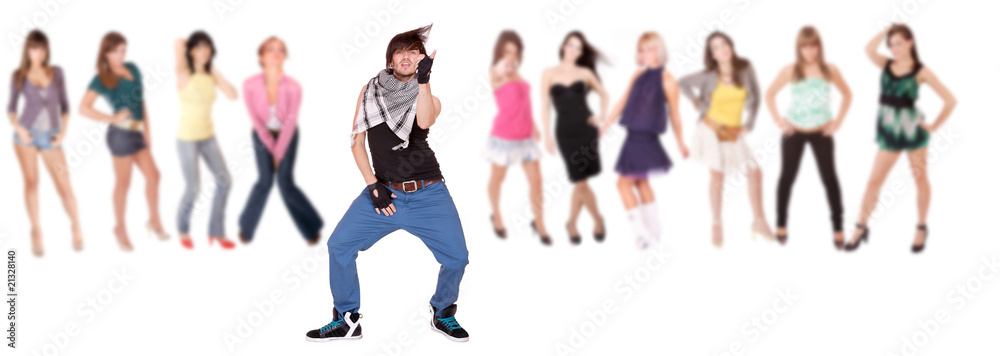 group of casual happy people group of casual happy people