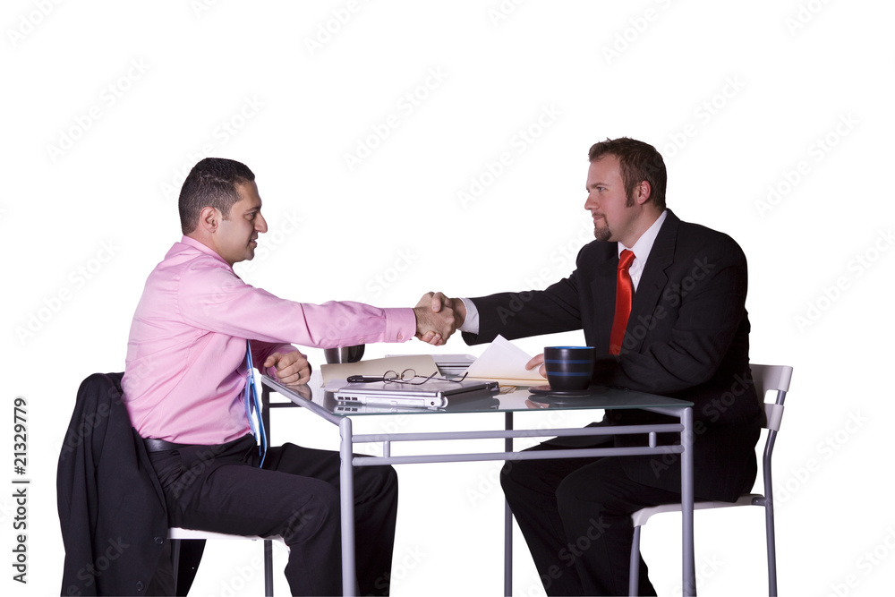 Two Businessmen Shaking Hands