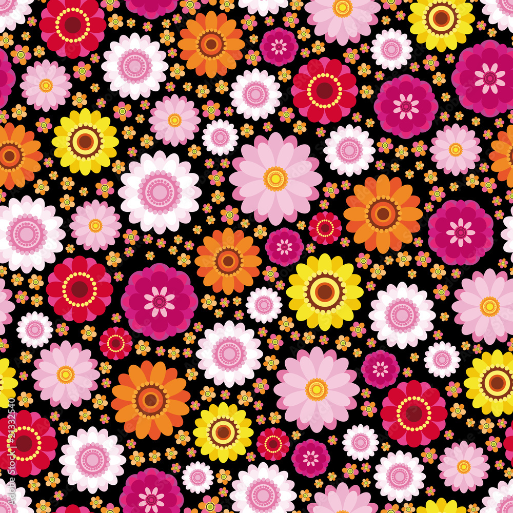 Easter seamless floral background Easter seamless floral background