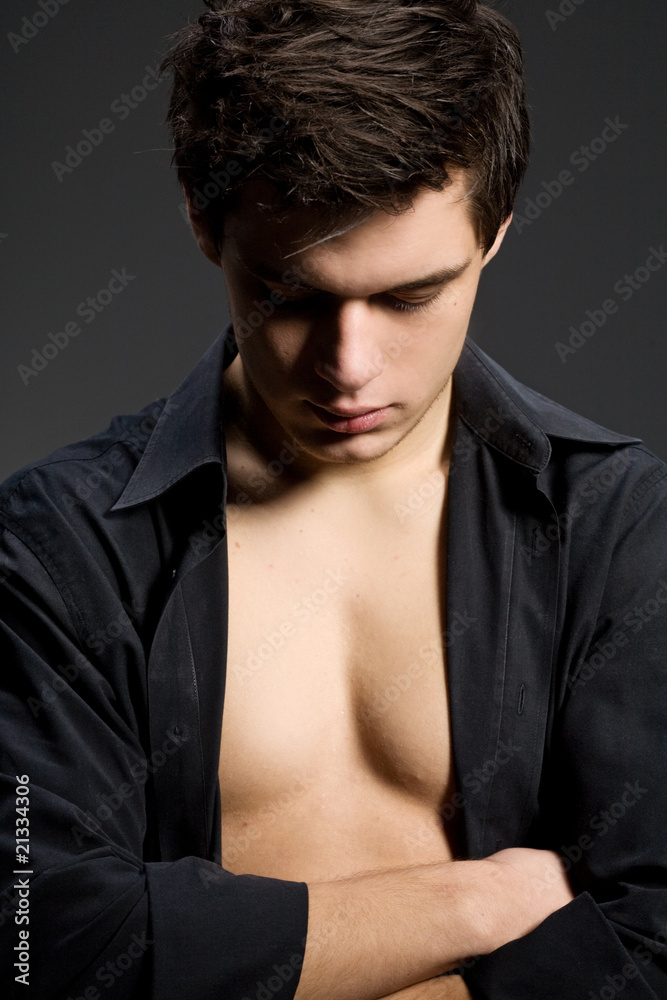 Portrait of handsome man Portrait of handsome man