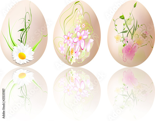 oeufs de Pâques décorés