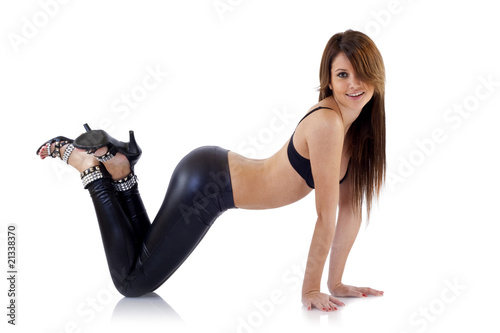 фотографія sexy lady laying down