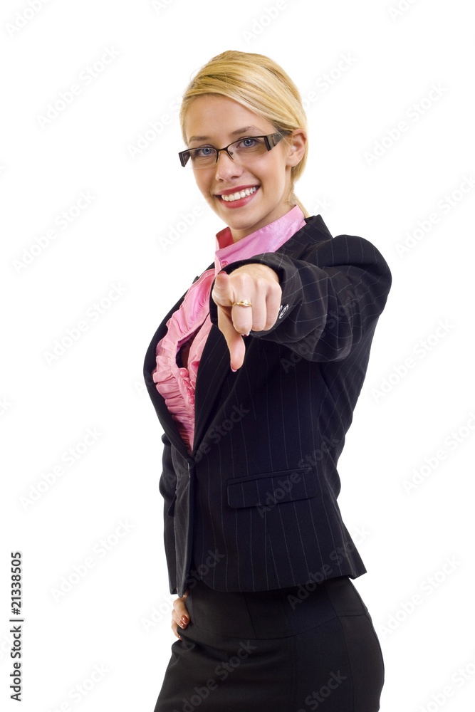 businesswoman pointing businesswoman pointing