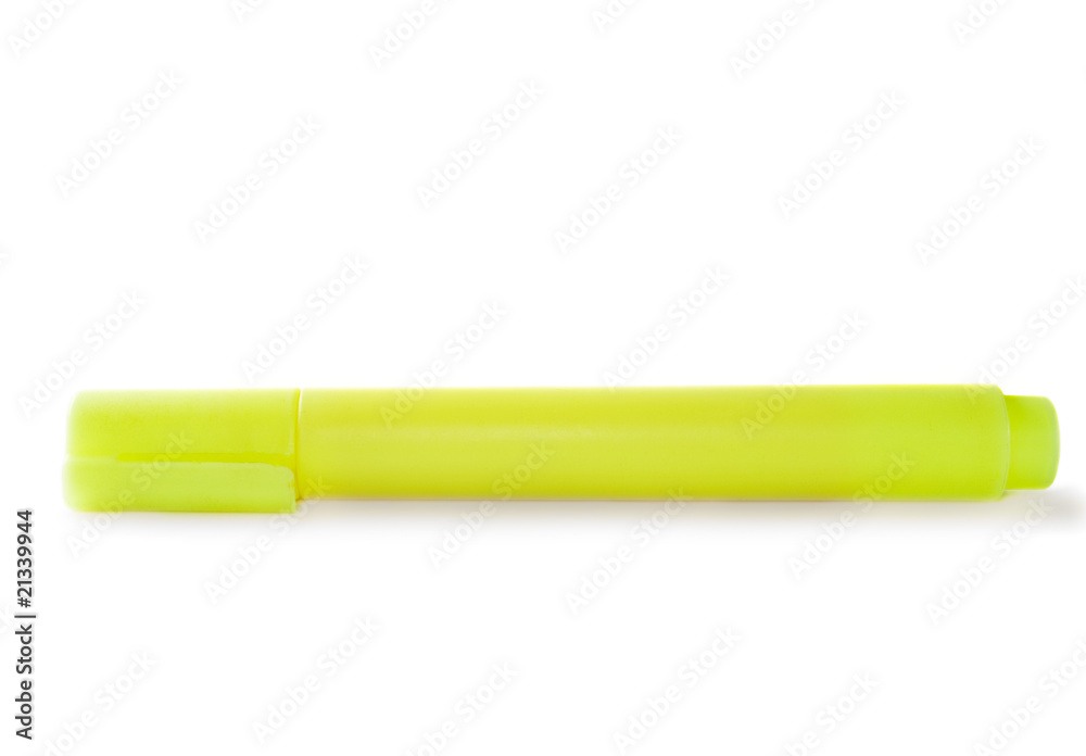 Highlighter isolated on the white background Highlighter isolated on the white background
