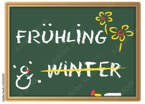tafel - fruehling winter