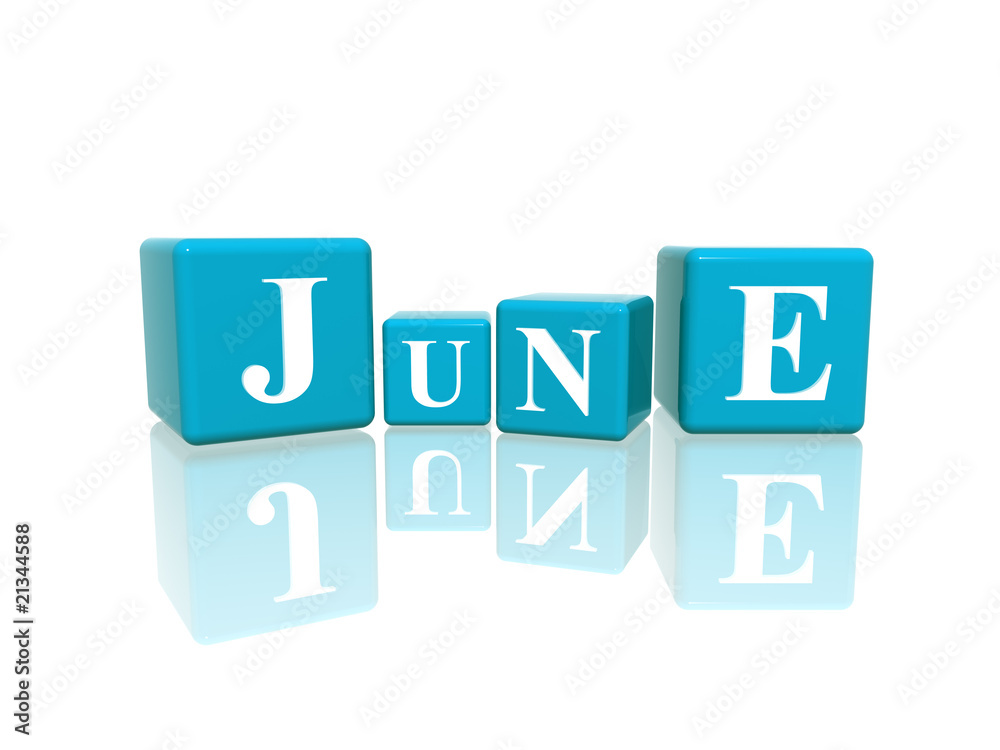 june in 3d cubes june in 3d cubes