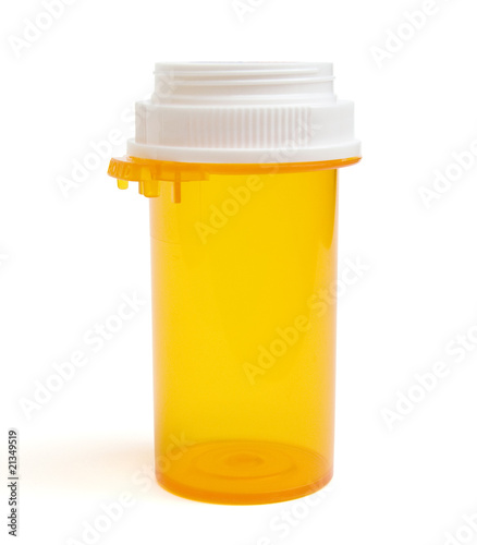 Pill Bottle with Clipping Path