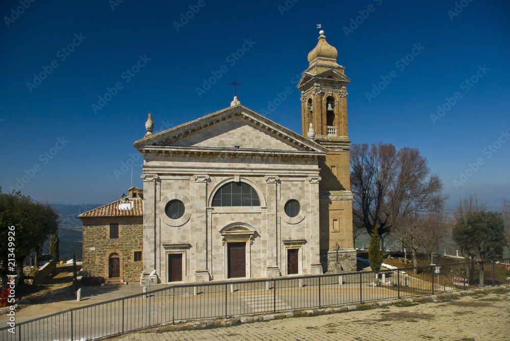 Toscana, Montalcino, chiesa della Madonna del Soccorso