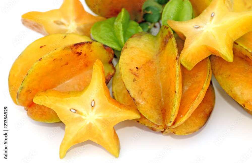 averrhoa carambola, fruits tropicaux averrhoa carambola, fruits tropicaux