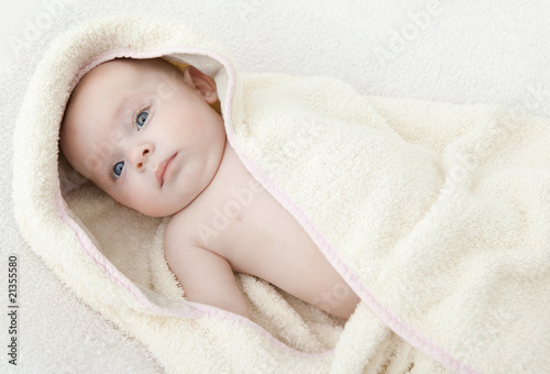 Baby in bathrobe.ter. © cyrano