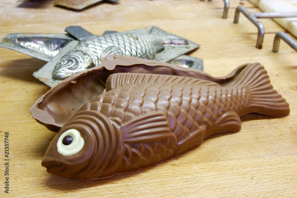 Fototapeta premium poisson en chocolat