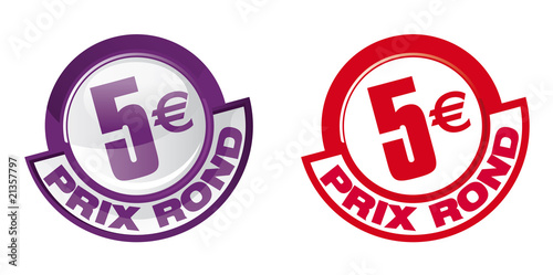 prix rond / promo / Aktion/ Discount 5 euros