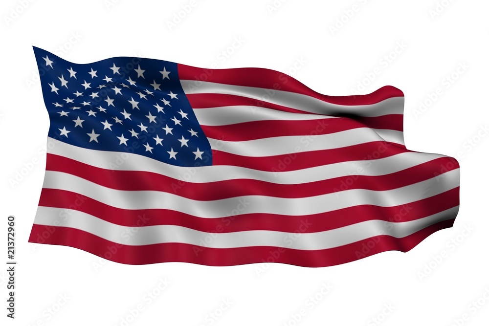 Fototapeta premium Drapeau USA Amérique Etats-Unis