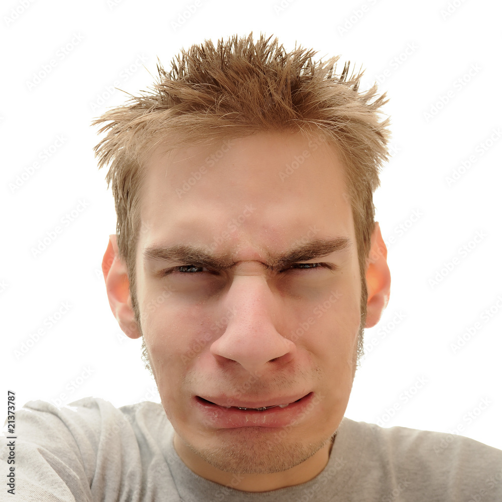 Quadro su tela Young man pouting