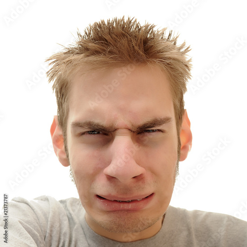 Bild auf Leinwand Young man pouting