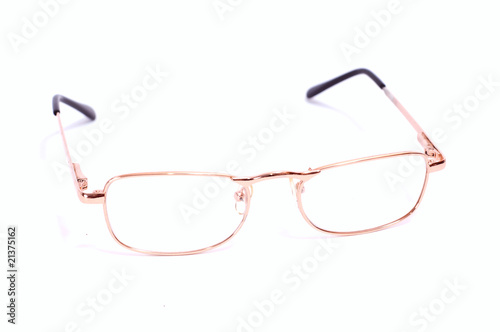 gold eyeglasses