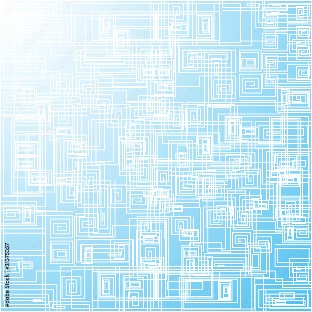 Abstract vector background with blue lines