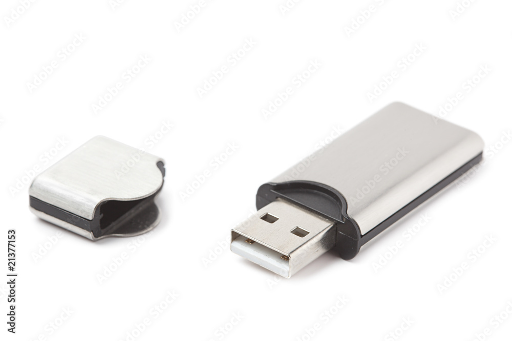 USB flash drive isolated USB flash drive isolated